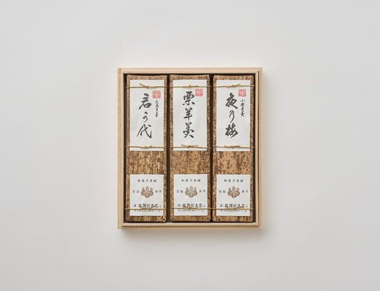 特製栗羊羹 3本桐箱入