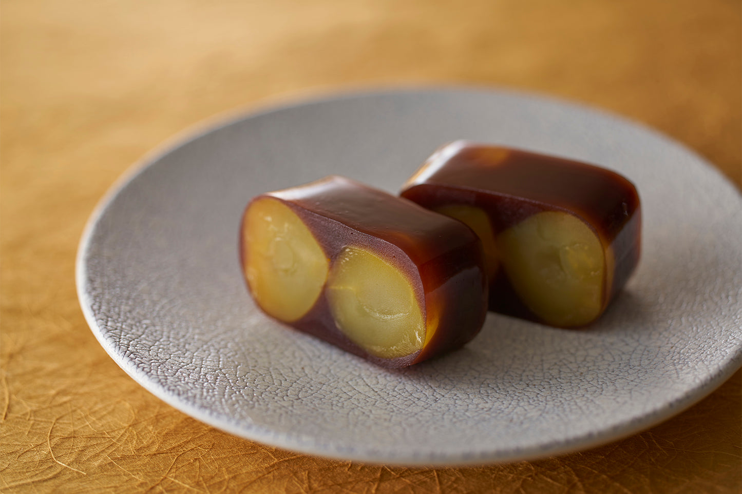 中型栗羊羹詰め合せ 2本桐箱入